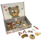 EMOCJE - EKSPRESJE układanka magnetyczna Zwierzątka 4+