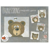 EMOCJE - EKSPRESJE układanka magnetyczna Zwierzątka 4+