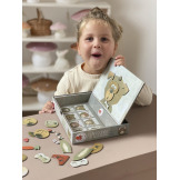 EMOCJE - EKSPRESJE układanka magnetyczna Zwierzątka 4+