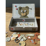 EMOCJE - EKSPRESJE układanka magnetyczna Zwierzątka 4+