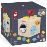 ZMYSŁY drewniana kostka sensoryczna 18 m+