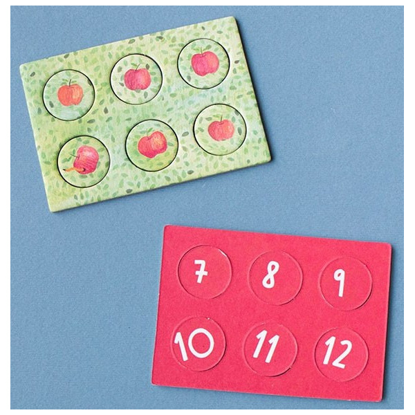 JABŁONKA puzzle kieszonkowe z grą obserwacyjną 36 el. Londji 4+