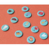 JEDNOROŻEC puzzle kieszonkowe z grą obserwacyjną 36 el. Londji 4+