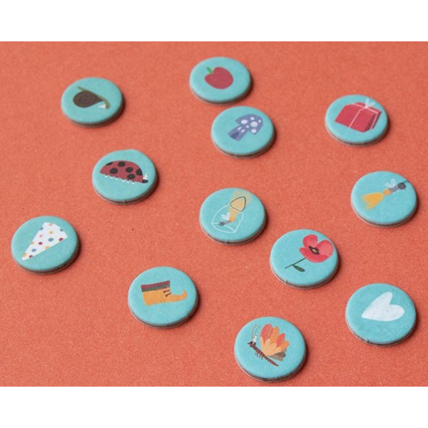 JEDNOROŻEC puzzle kieszonkowe z grą obserwacyjną 36 el. Londji 4+