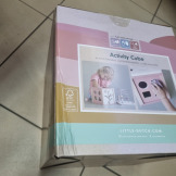 FLOWERS drewniana kostka aktywizująca róż