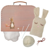 KRÓLICZEK walizka z zestawem do szydełkowania Egmont Toys 3+