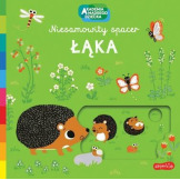 ŁĄKA Niesamowity spacer Akademia Mądrego Dziecka książeczka kartonowa z przesuwnymi elementami Nathalie Choux