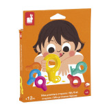 Pierwsze kredki świecowe z uchwytem zestaw 6 kolorów COLO Janod 12m+