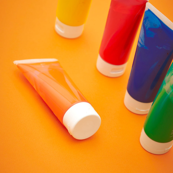 Pierwsze farbki do malowania rękami palcami 5 kolorów COLO Janod 12m+