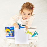 Pierwsze nożyczki kreatywne do wycinania wzorów zestaw 3 szt. COLO Janod 3+