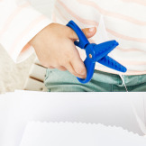 Pierwsze nożyczki kreatywne do wycinania wzorów zestaw 3 szt. COLO Janod 3+