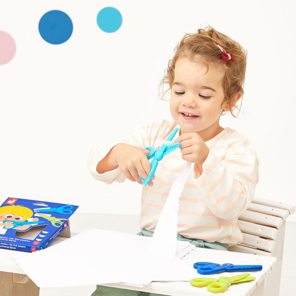 Pierwsze nożyczki kreatywne do wycinania wzorów zestaw 3 szt. COLO Janod 3+