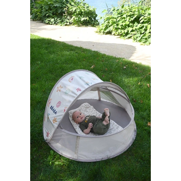 Beaba Breezynest UV – kompaktowy plażowy namiot ochronny dla dzieci 100 x 58 cm