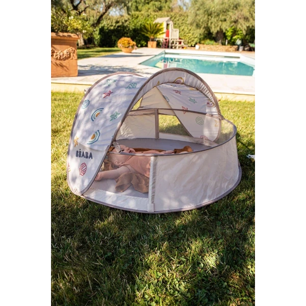 Beaba Breezynest UV – kompaktowy plażowy namiot ochronny dla dzieci 100 x 58 cm