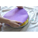 TACKA SENSORYCZNA Play Tray 2w1 Lilac – pojemnik do zabaw sensorycznych Jellystone fioletowy