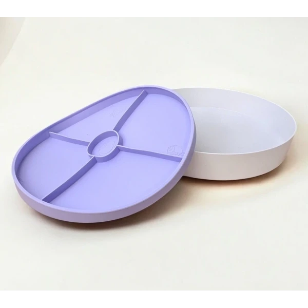 TACKA SENSORYCZNA Play Tray 2w1 Lilac – pojemnik do zabaw sensorycznych Jellystone fioletowy