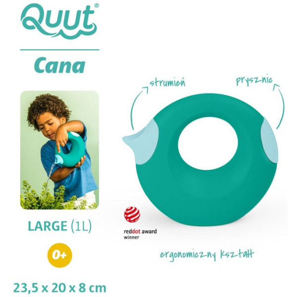 CANA LARGE konewka New Lagoon + vintage Quut