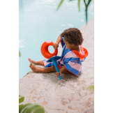 DWUSTRONNE PONCHO KĄPIELOWE dla dzieci Cherry Red Quut 12m+