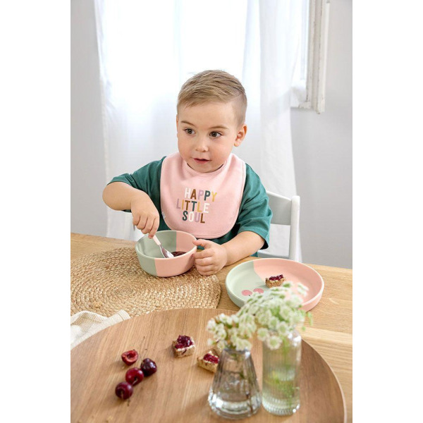 ZESTAW ŚLINIAKÓW bawełnianych 5szt. Happy Fruits Cherry Lassig 3m+