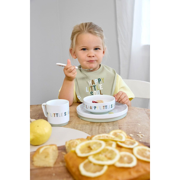 ZESTAW ŚLINIAKÓW bawełnianych 5szt. Happy Fruits Lemon Lassig 3m+