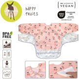 Zestaw śliniaków z długim rękawem 2szt. Happy Fruits Cherry Lassig 6m+