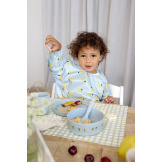 Zestaw śliniaków z długim rękawem 2szt. Happy Fruits Lemon Lassig 6m+