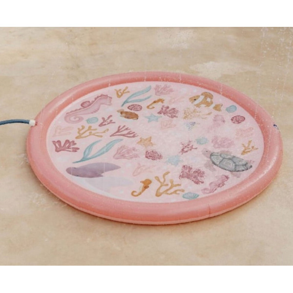 MATA WODNA różowa Pink Ocean Dreams 150 cm Little Dutch 2+