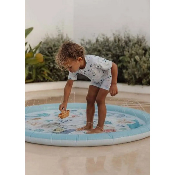 MATA WODNA niebieska Blue Ocean Dreams 150 cm Little Dutch 2+