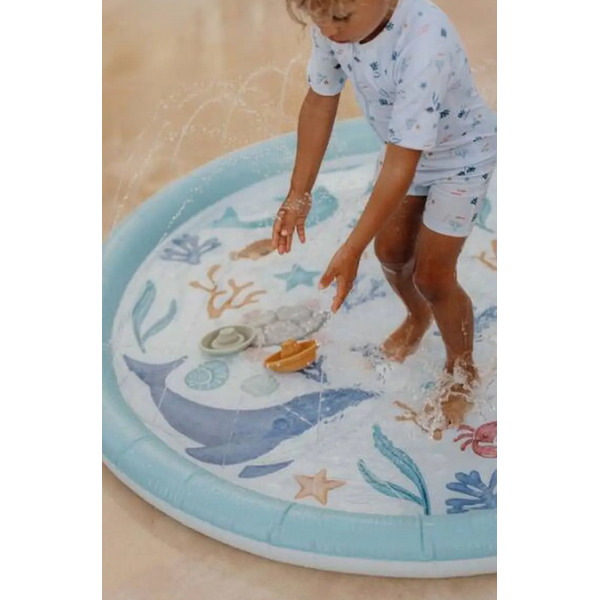 MATA WODNA niebieska Blue Ocean Dreams 150 cm Little Dutch 2+