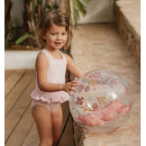 RÓŻOWA PIŁKA PLAŻOWA 3D Pink Ocean Dreams 35 cm Little Dutch 2+