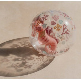 RÓŻOWA PIŁKA PLAŻOWA 3D Pink Ocean Dreams 35 cm Little Dutch 2+