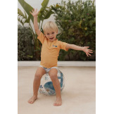 NIEBIESKA PIŁKA PLAŻOWA 3D BLue Ocean Dreams 35 cm Little Dutch 2+