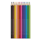 Kredki akwarelowe z pędzelkiem 12 kolorów COLO Janod 3+