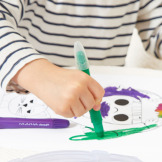 Kredki żelowe w etui 10 kolorów COLO Janod 3+