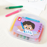 Kredki żelowe w etui 10 kolorów COLO Janod 3+