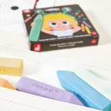 Kreda chodnikowa 6 kolorów COLO Janod 3+