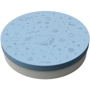 TACKA SENSORYCZNA Play Tray 2w1 Soft Blue – pojemnik do zabaw sensorycznych Jellystone niebieski