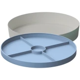 TACKA SENSORYCZNA Play Tray 2w1 Soft Blue – pojemnik do zabaw sensorycznych Jellystone niebieski