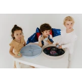 TACKA SENSORYCZNA Play Tray 2w1 Soft Blue – pojemnik do zabaw sensorycznych Jellystone niebieski