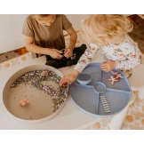 TACKA SENSORYCZNA Play Tray 2w1 Soft Blue – pojemnik do zabaw sensorycznych Jellystone niebieski