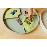 TACKA SENSORYCZNA Play Tray 2w1 Sage – pojemnik do zabaw sensorycznych Jellystone zielony