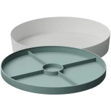 TACKA SENSORYCZNA Play Tray 2w1 Sage – pojemnik do zabaw sensorycznych Jellystone zielony