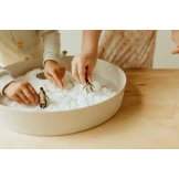 TACKA SENSORYCZNA Play Tray 2w1 Sage – pojemnik do zabaw sensorycznych Jellystone zielony