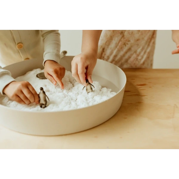 TACKA SENSORYCZNA Play Tray 2w1 Sage – pojemnik do zabaw sensorycznych Jellystone zielony