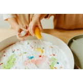 TACKA SENSORYCZNA Play Tray 2w1 Sage – pojemnik do zabaw sensorycznych Jellystone zielony