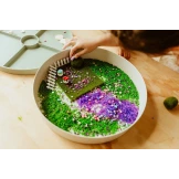 TACKA SENSORYCZNA Play Tray 2w1 Sage – pojemnik do zabaw sensorycznych Jellystone zielony