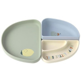 Zestaw silikonowych naczyń 3 el. Happy Fruit Lemon Lassig 6m+