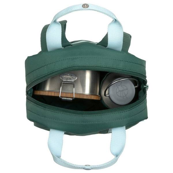 Ciemnozielony plecak dla przedszkolaka Little Gang Lemon dark green Lassig