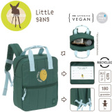 Ciemnozielony plecak dla przedszkolaka Little Gang Lemon dark green Lassig