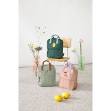 Ciemnozielony plecak dla przedszkolaka Little Gang Lemon dark green Lassig